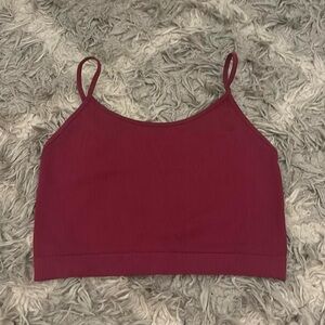 Wild Fable Red Sleeveless Fitted Camisole